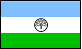 drapeau du Bashkortostan, rpublique autonome de Russie